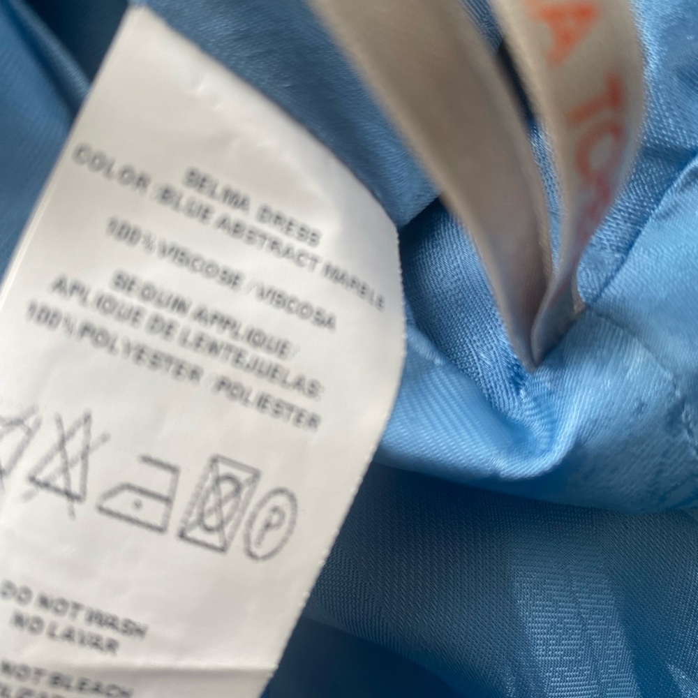 Silvia Tcherassi Selma dress midi M blue - Picture 11 of 14